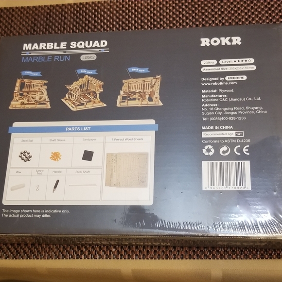 NIB Robotime ROKR Marble Squad - Marble Run Assembly Puzzle - Picture 2 of 6